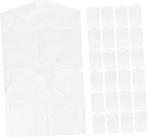 Garneck Garment Bags for Hanging 40pcs Plastic Suit Covers Clothing Storage Laundry Bags