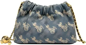Genuine leather chain bag female 2024 new single shoulder crossbody suede purse saddle bag purses for women