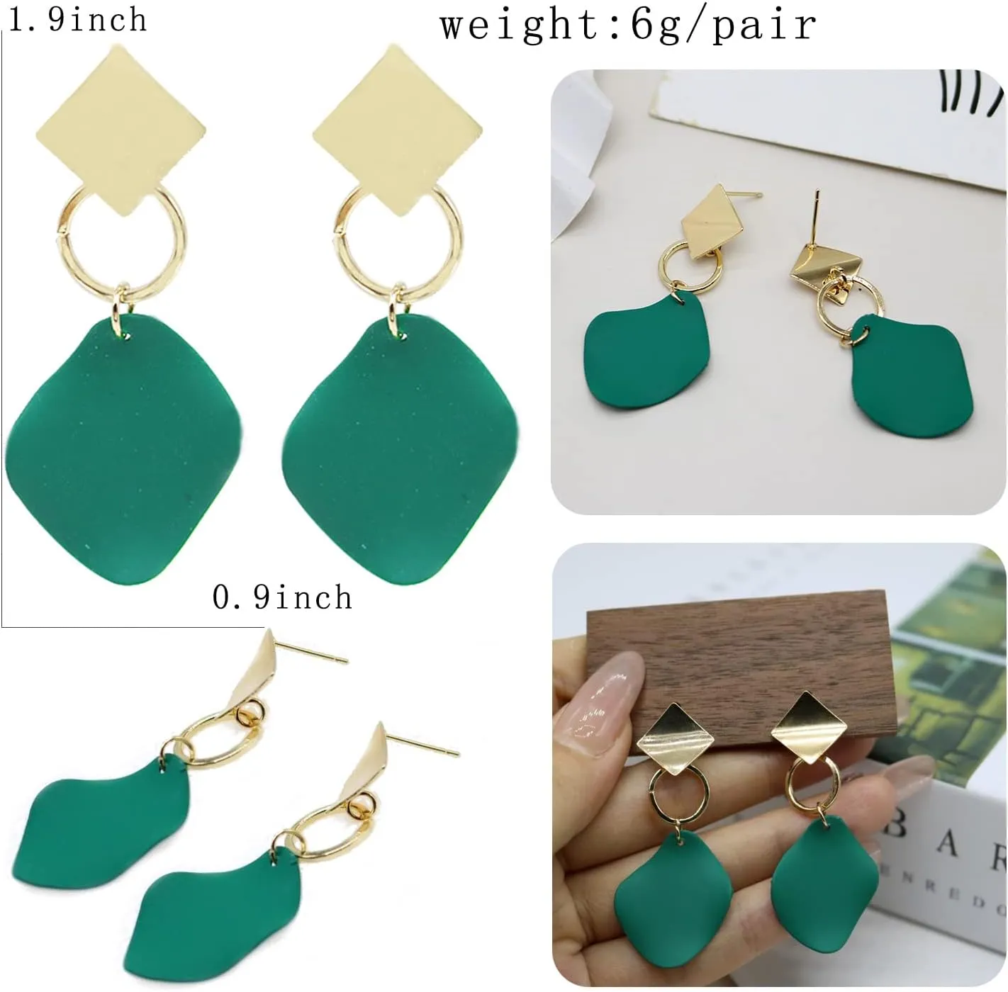 Geometric Triangle Earring Metal Simple Drop Dangle Earring Plating Gold Black Bohemian Dangling Costume Earring For Women Bar Party Fashion Jewelry