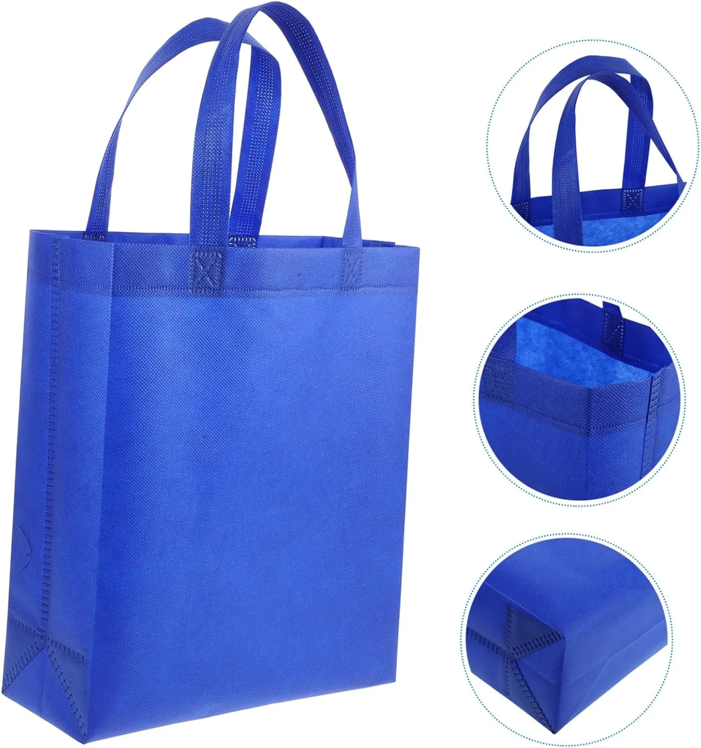 GLEAVI Non Woven Tote Bag Blank Plain Bags Tote Bag for Women Favors Birthday Material Black Party Bag Shop