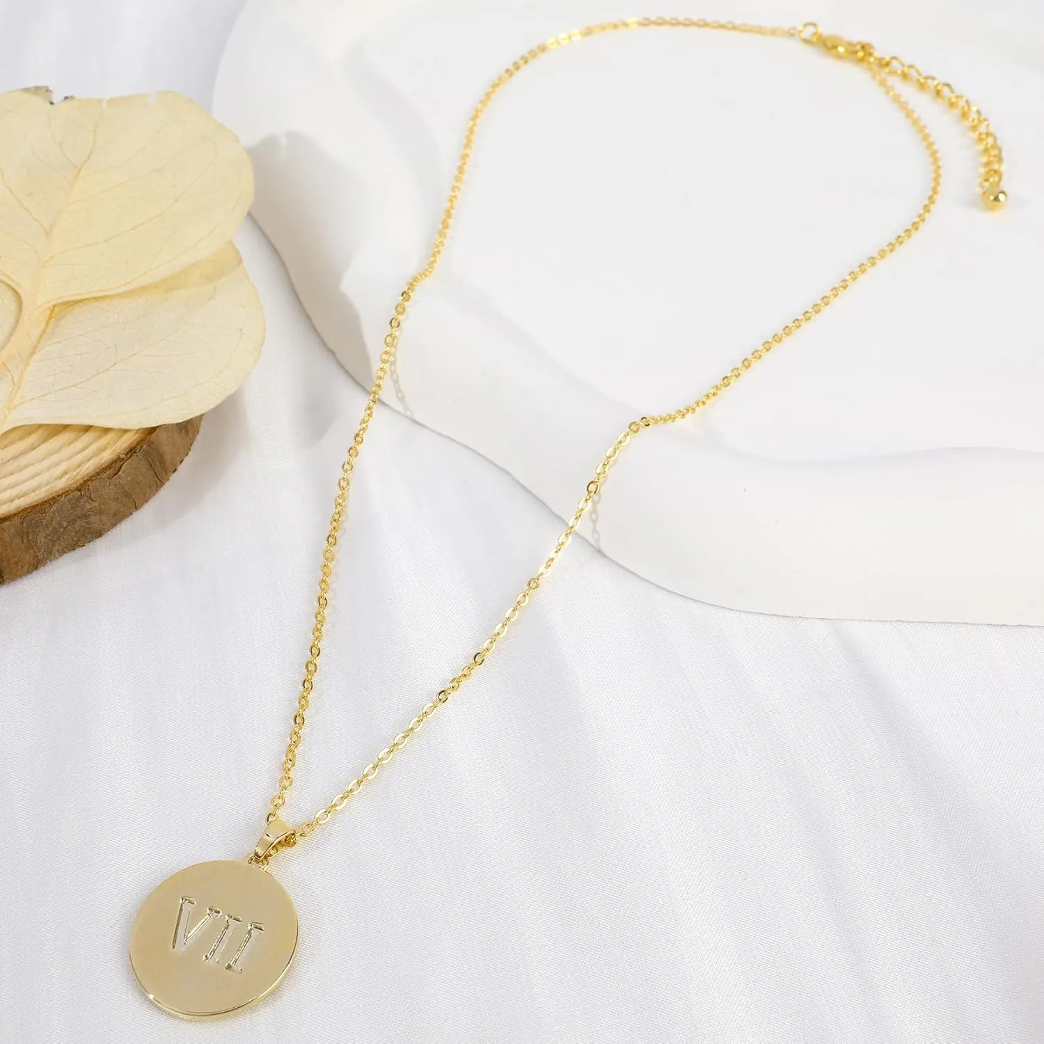 Gold Pendant Necklace for Women, Snake Moon and Star World Map Ship Anchor Compass Butterfly Crown Bee Scorpion Inspiration Words Round Rectangle Oval Pendent Initial Necklace Trendy Jewelry Gift