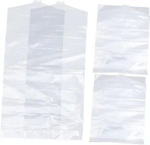 Hanging Garment Bags for Winter Coats 4pcs Dress Bags Transparent Storage Covers Long Size