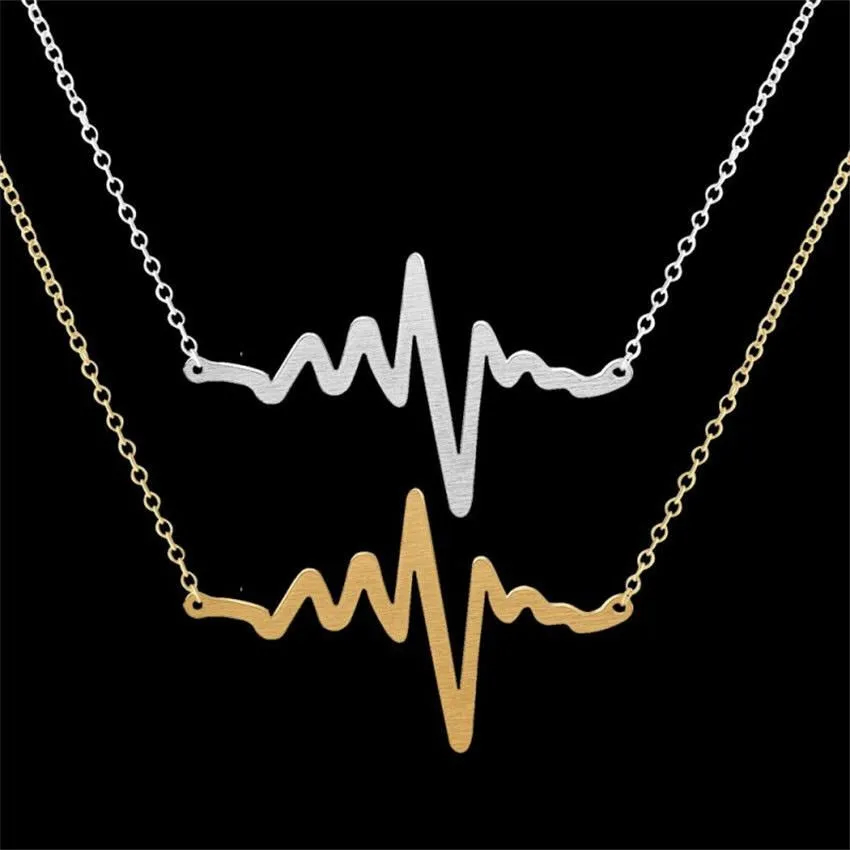Heartbeat Stainless Steel Necklace