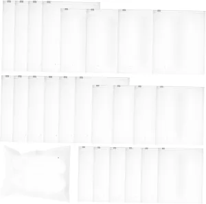 Homoyoyo 24 Pack Zippered Storage Bags -large Large Sizes Sealed Travel Clothing Bags for Packaging