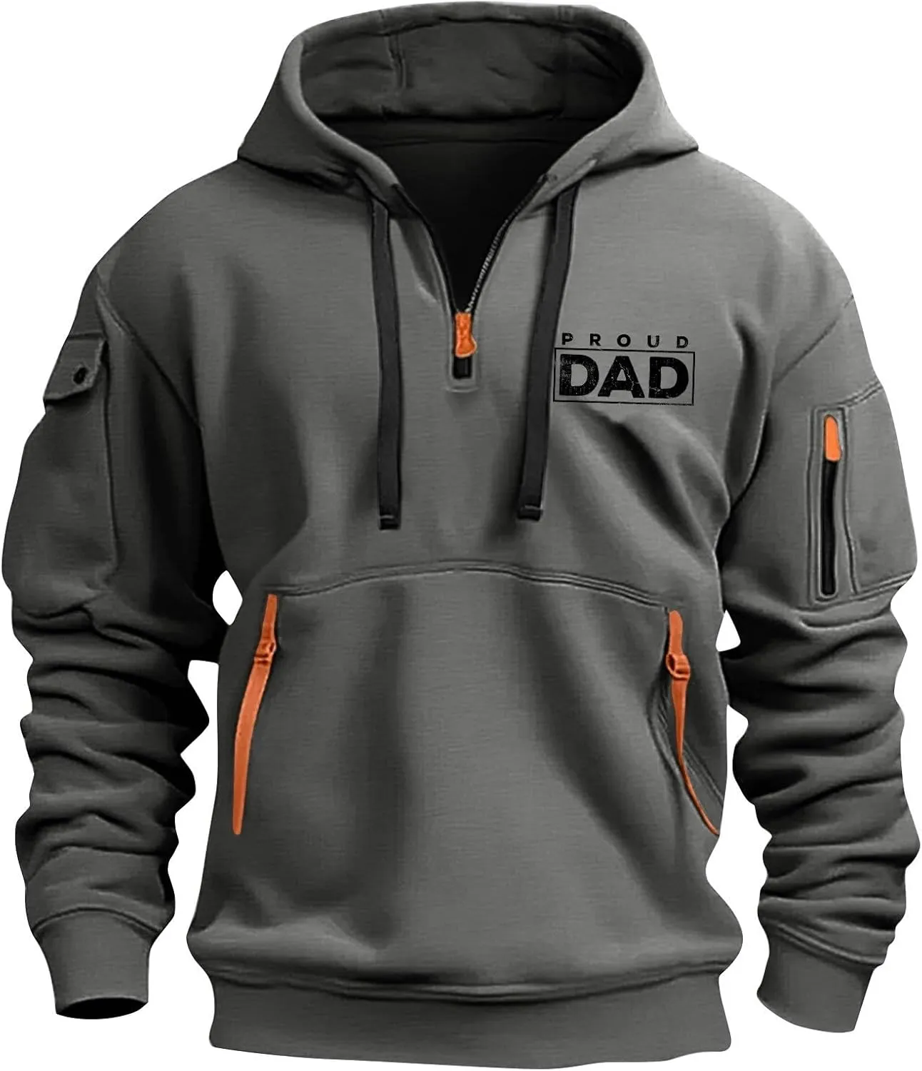 Hoodie For Men Tactical Hoodie Prints Sport Pullover Pocket Long Sleeve Casual Big And Tall Zip Up Hoodies