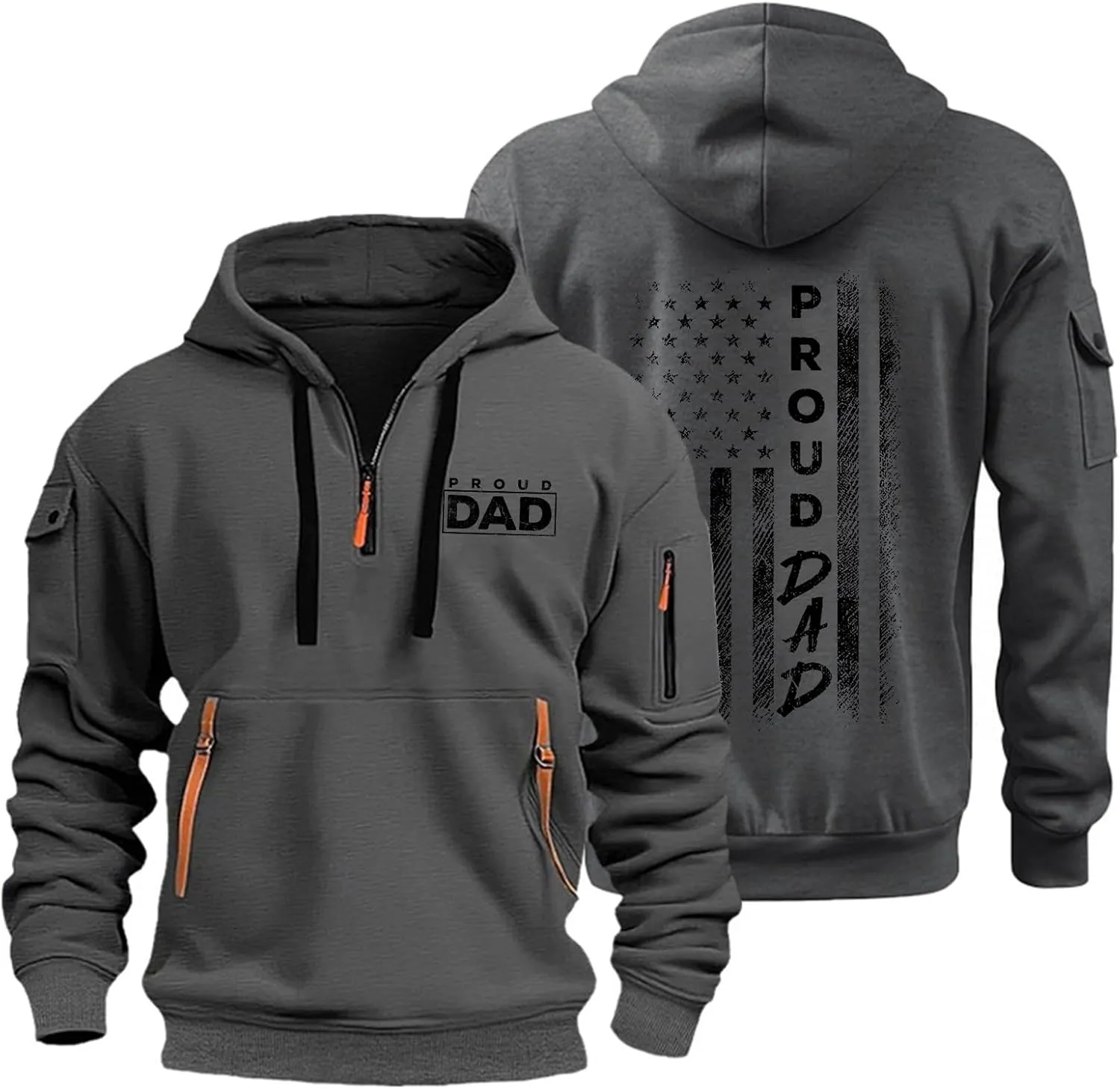 Hoodie For Men Tactical Hoodie Prints Sport Pullover Pocket Long Sleeve Casual Big And Tall Zip Up Hoodies