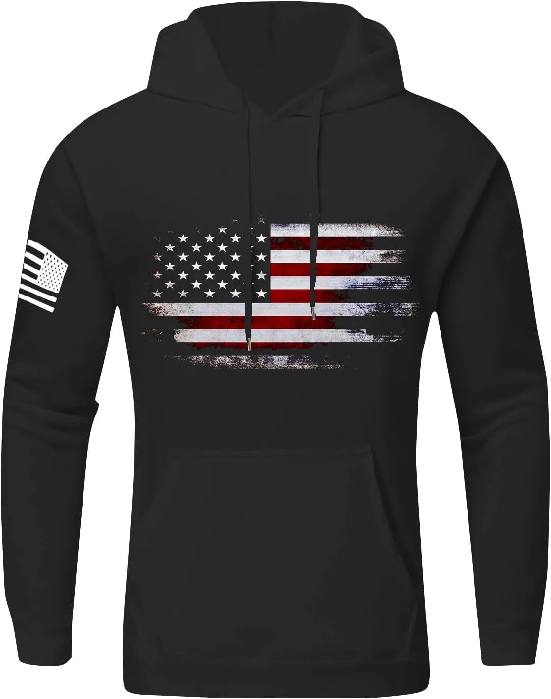 Hoodies For Men Drawstring Pockets Prints Long Sleeve Fashion Casual Graphic Sweatshirt