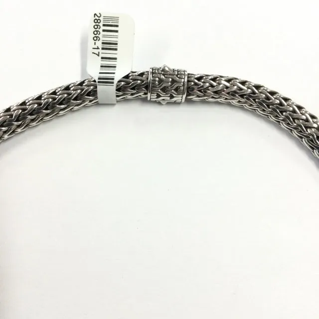 John Hardy Sterling 16" 7.5mm Wheat Necklace