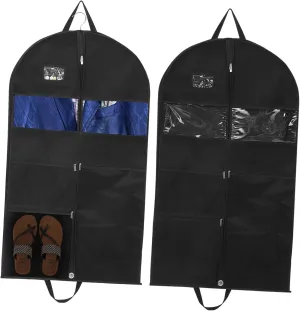 KESYOO Travel Suit Bags Pockets Garment Bags for Hanging Clothes Dustproof Storage Covers