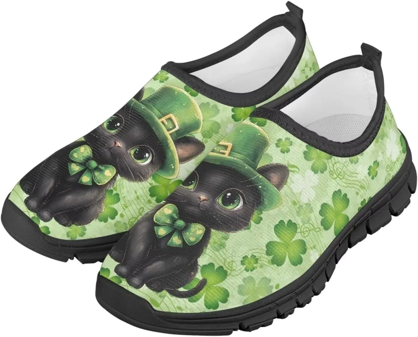 Kids Athletic Shoes Girls Boys Slip On Casual Sneakers Lightweight Soft Tennis Shoe for Outdoor US 11-15 Black Sole