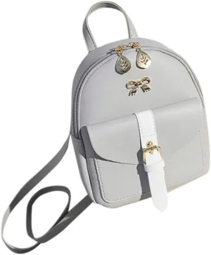 Ladies Multipurpose Design Handbag Retro Large Capacity Solid Soft Fashion Backpacks Purse Necessities for Women