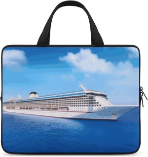Laptop Bag Ultrathin Cruise Ship Printing Laptop Carrying Case Portability Messenger Bags For Work Travel