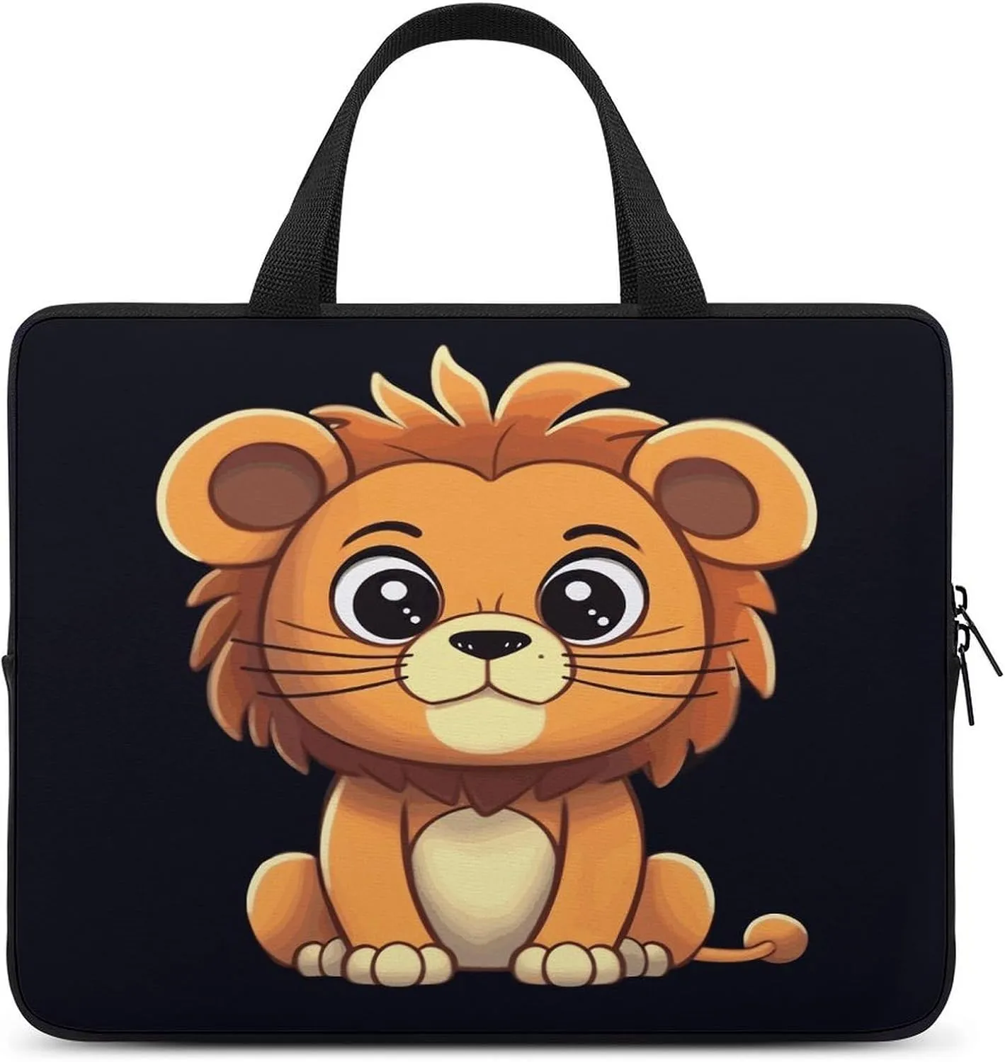 Laptop Bag Ultrathin Cute Cartoon Printing Laptop Carrying Case Portability Messenger Bags For Work Travel