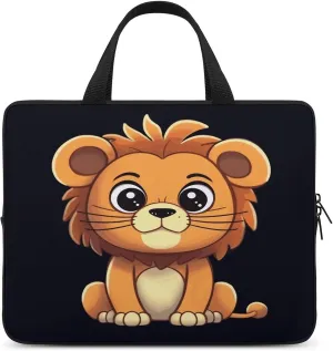 Laptop Bag Ultrathin Cute Cartoon Printing Laptop Carrying Case Portability Messenger Bags For Work Travel