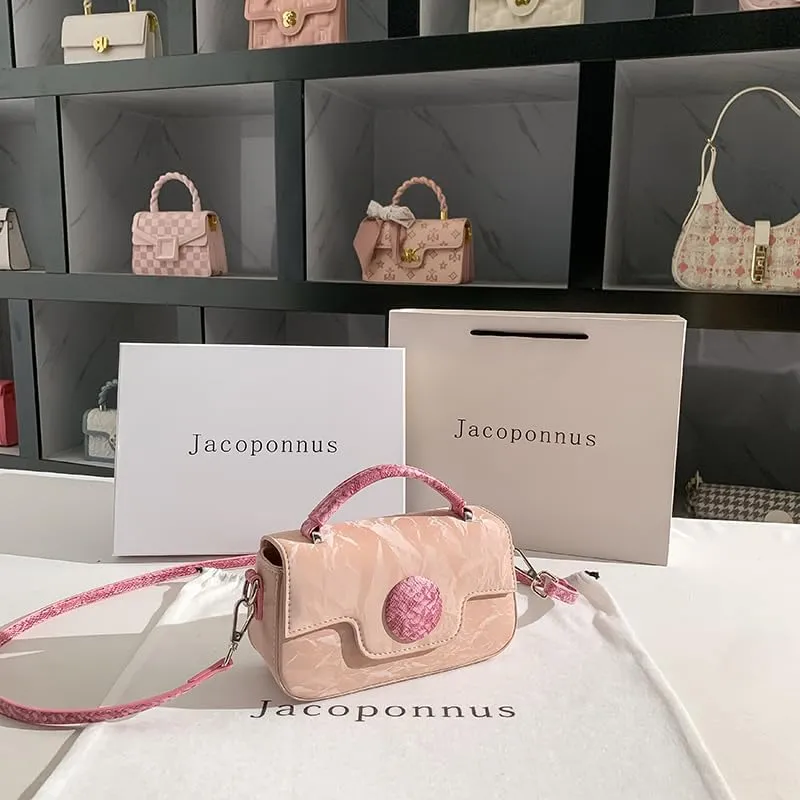 leather luxury bags for women armpit bag female 2024 new bag light luxuryleather handbags for women