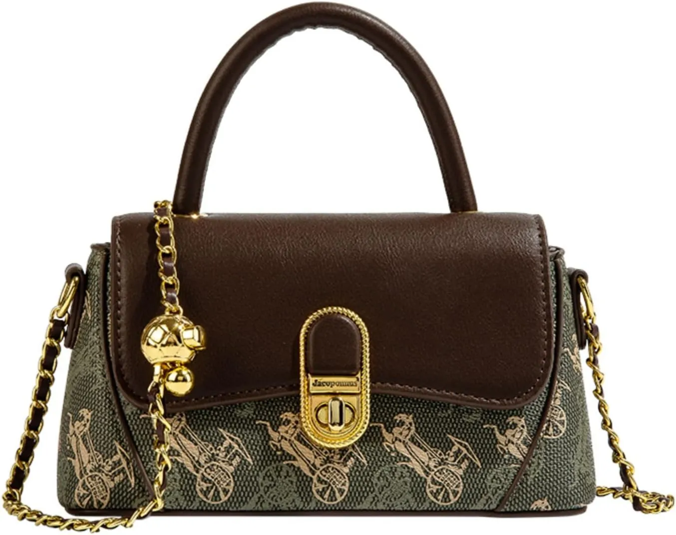 leather tote bag for women Genuine Leather Greenwomen's shoulder handbags 2024 New Bags Light Luxury Niche Handheld Crossbodythe bucket bag