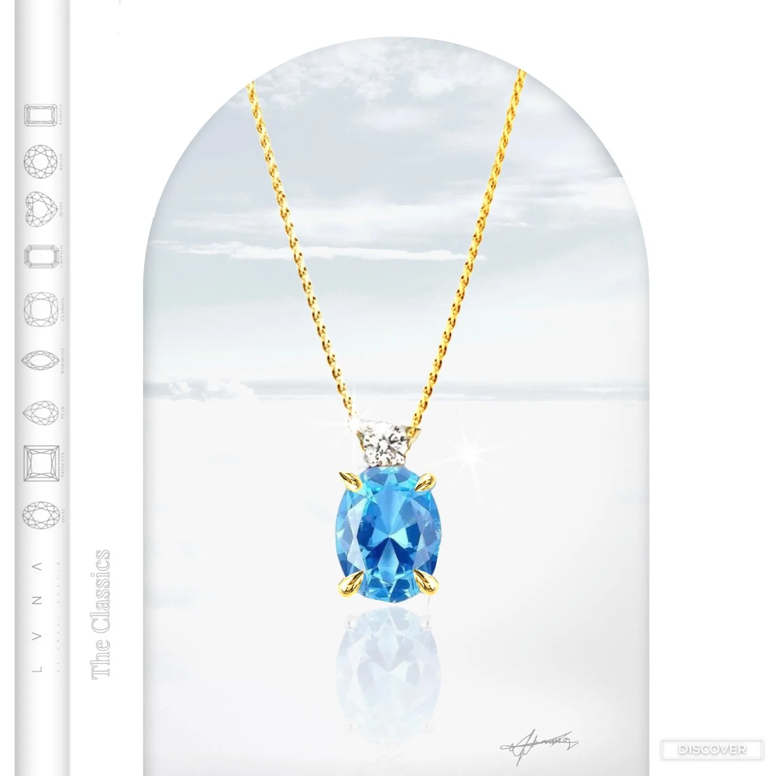 #LoveLVNA | Classic Gemstones Diamond Necklace 16-18” 18kt