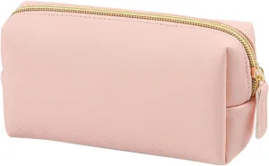 Makeup Bag,Portable PU Leather Large Capacity Waterproof Small Makeup Pouch,Travel Toiletry Bag,Cosmetic Bag,Makeup Bag Organizer for Girls Gifts Women Daughter