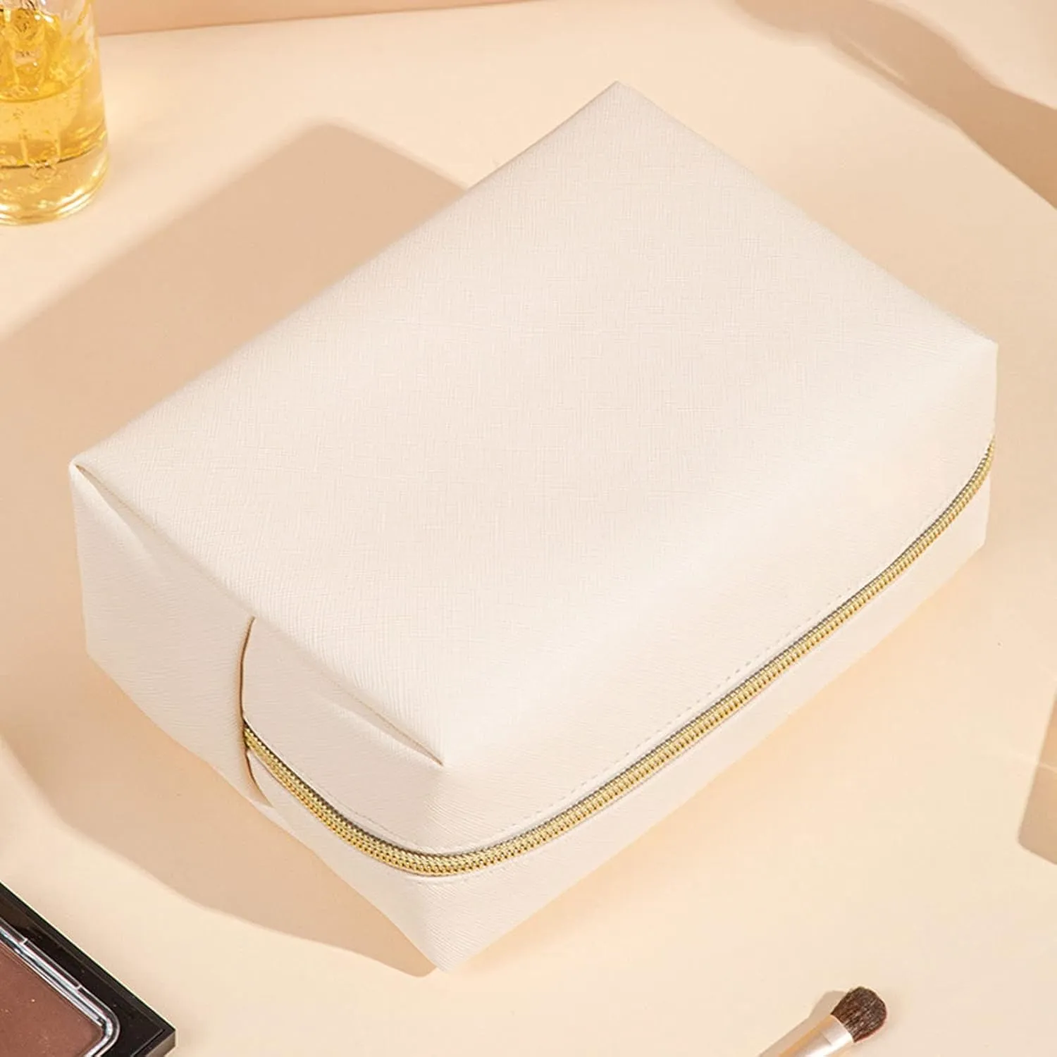 Makeup Bags for Women 2025 New PU Leather Large Capacity Portable Waterproof Travel Makeup Bag,Toiletry Bag,Cosmetic Bags,Cute Makeup Bag for Women Girls Gifts Daughter
