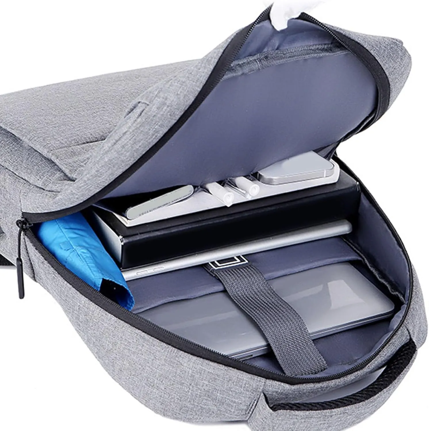 Medium Backpack Purse for Women Letter Purse Mobile Phone Messenger Bags Fashion Soft Leather Outdoor Backpack(Blue)