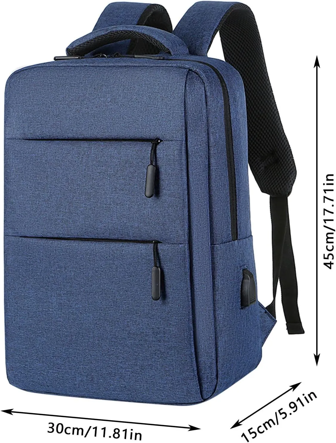 Medium Backpack Purse for Women Letter Purse Mobile Phone Messenger Bags Fashion Soft Leather Outdoor Backpack(Blue)