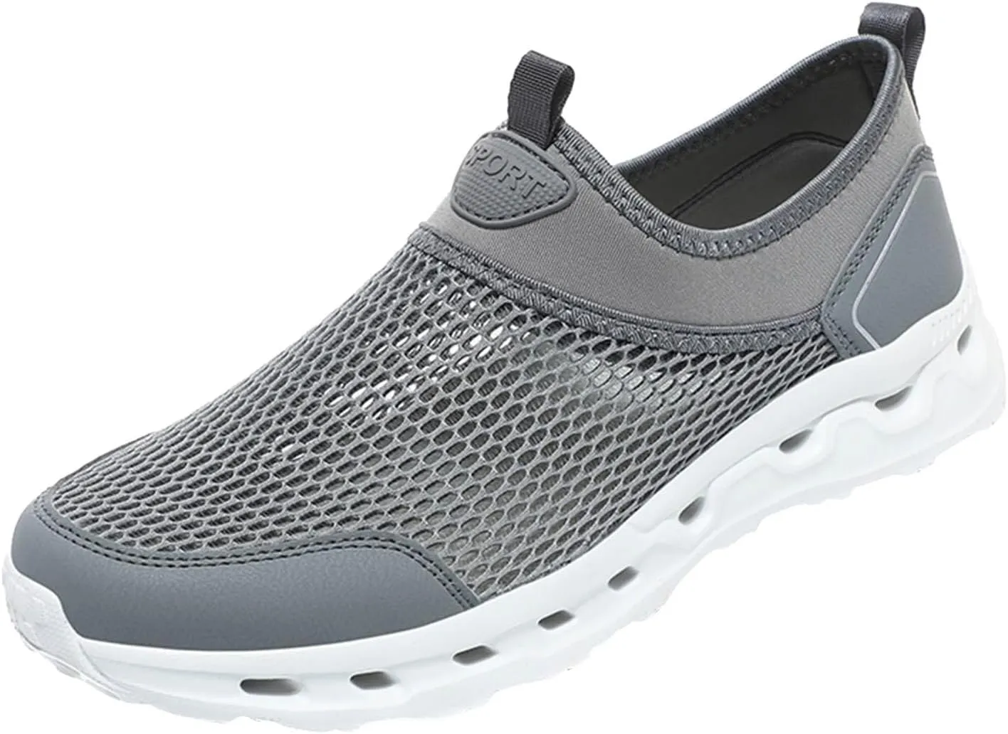 Mens Athletic Shoes Men's Fashion Sneakers Tennis Shoe for Men Slip on Shoe for Men Sport Mesh Sneaker