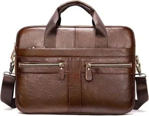 Men's Leather Travel Bags Laptop Bags Shoulder Bags Vintage Handbags