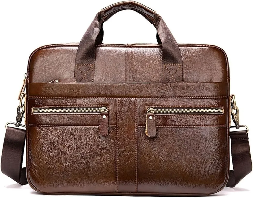 Men's Leather Travel Bags Laptop Bags Shoulder Bags Vintage Handbags