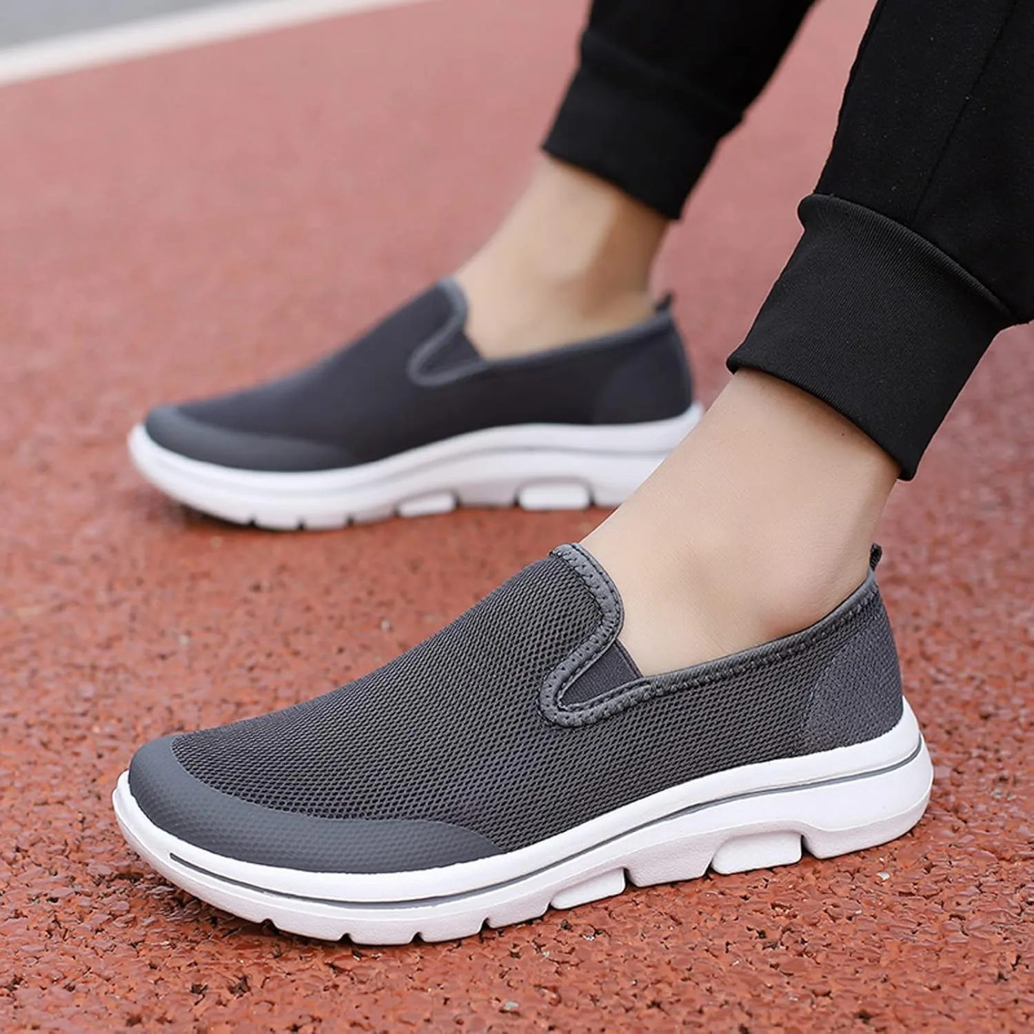Men's Shoes Mens Tennis Shoes Tennis Shoe for Men Slip on Shoe for Men Running Trail Mesh Sneaker