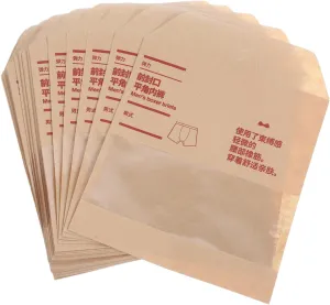 Mobestech 50 Paper Underwear Packaging Bags Sealed Storage Bags for Travel Men's Women's Underwear Organizer