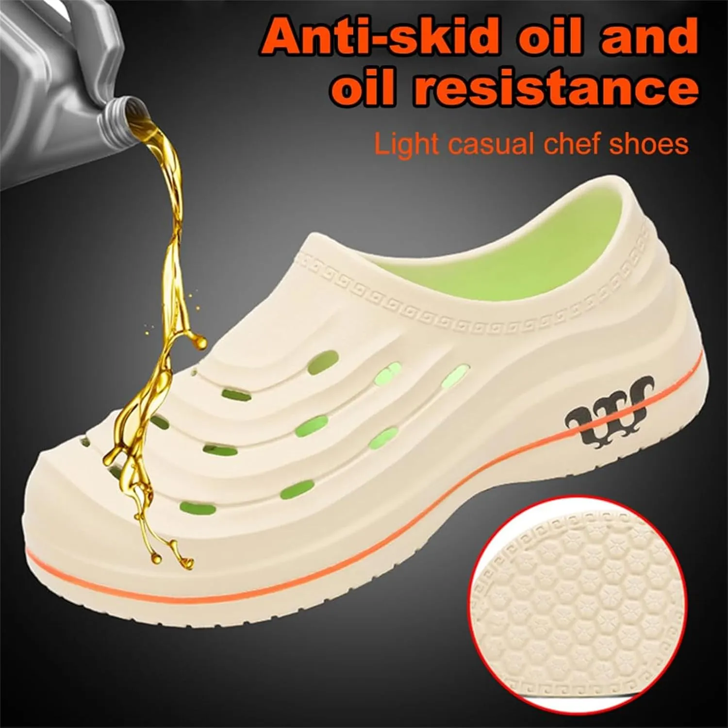 Mule Clog Women Men Comfortable Non Slip Resistant Work Shoes Waterproof Breathable Armadillo Clogs Ideal for Nurse Healthcare Kitchen Food Service Garden Unisex