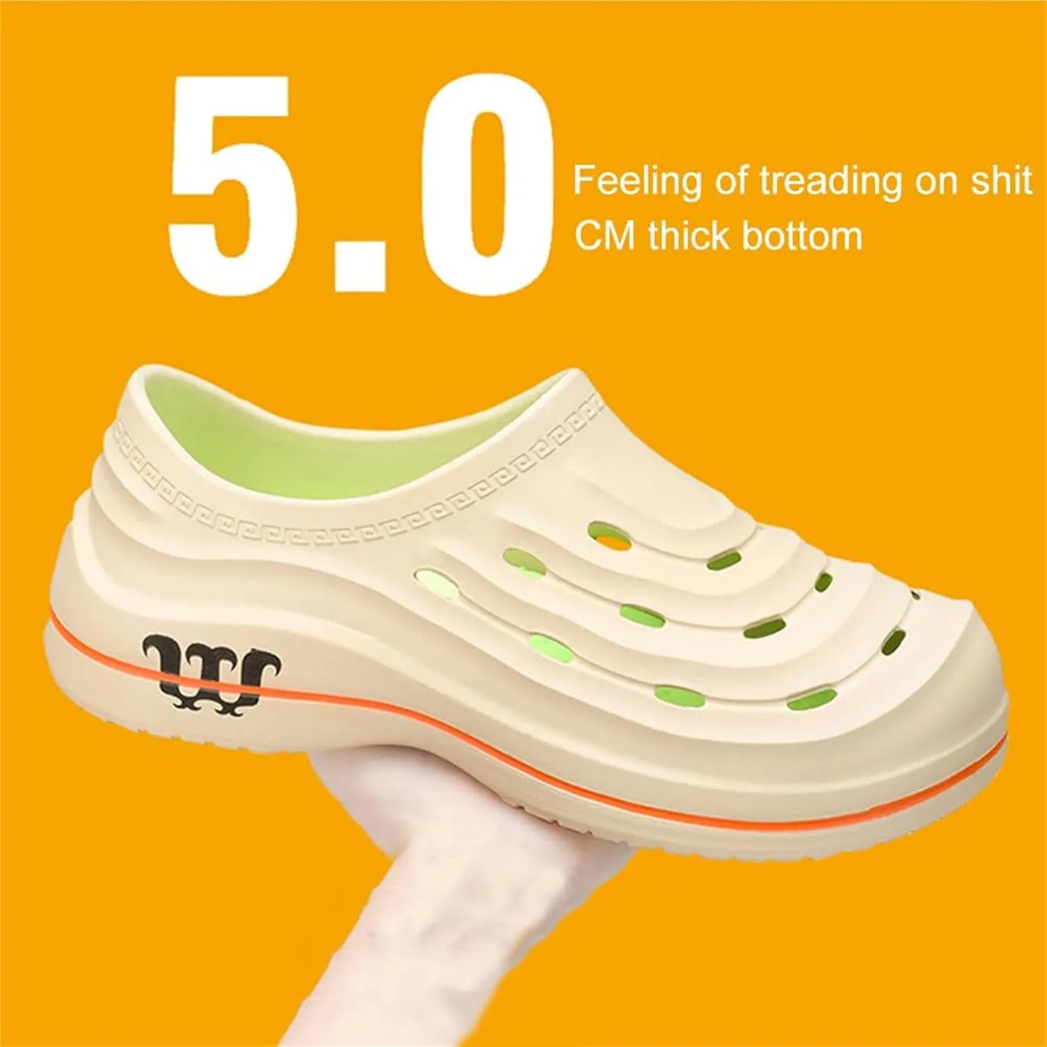 Mule Clog Women Men Comfortable Non Slip Resistant Work Shoes Waterproof Breathable Armadillo Clogs Ideal for Nurse Healthcare Kitchen Food Service Garden Unisex