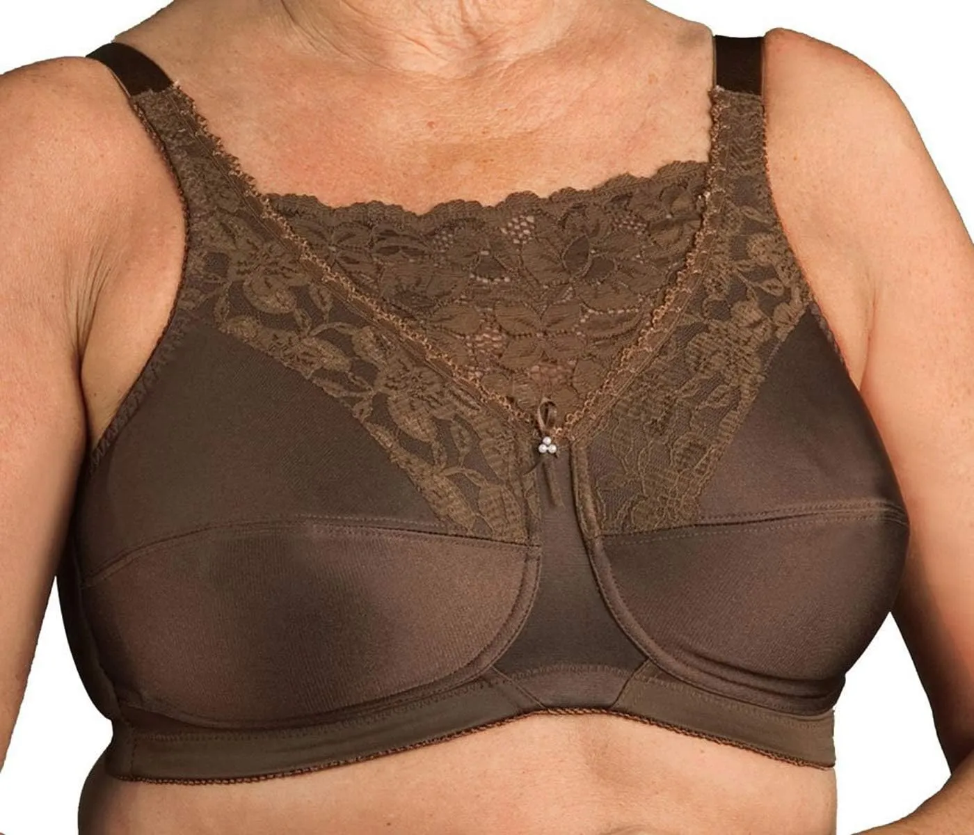 Nearly Me - Mastectomy Lumpectomy Silicone Breast Form Prosthesis Pocket Cami Bra #660