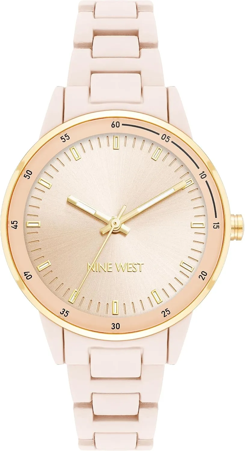 Nine West Women's Rubberized Bracelet Watch