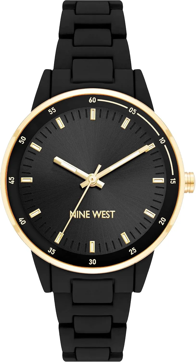 Nine West Women's Rubberized Bracelet Watch