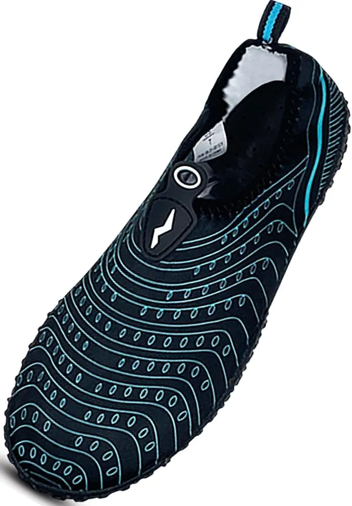 NORTY Womens Water Shoes Wave Aqua Socks - Ladies Quick Drying Waterproof Slip-Ons for Pool, Beach and Sports