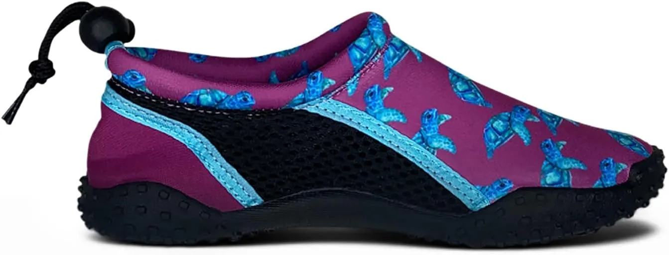 NORTY Womens Water Shoes Wave Aqua Socks - Ladies Quick Drying Waterproof Slip-Ons for Pool, Beach and Sports
