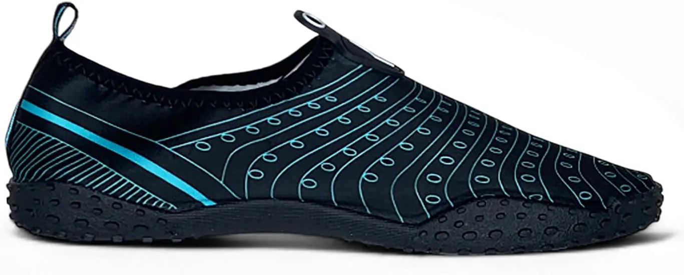NORTY Womens Water Shoes Wave Aqua Socks - Ladies Quick Drying Waterproof Slip-Ons for Pool, Beach and Sports