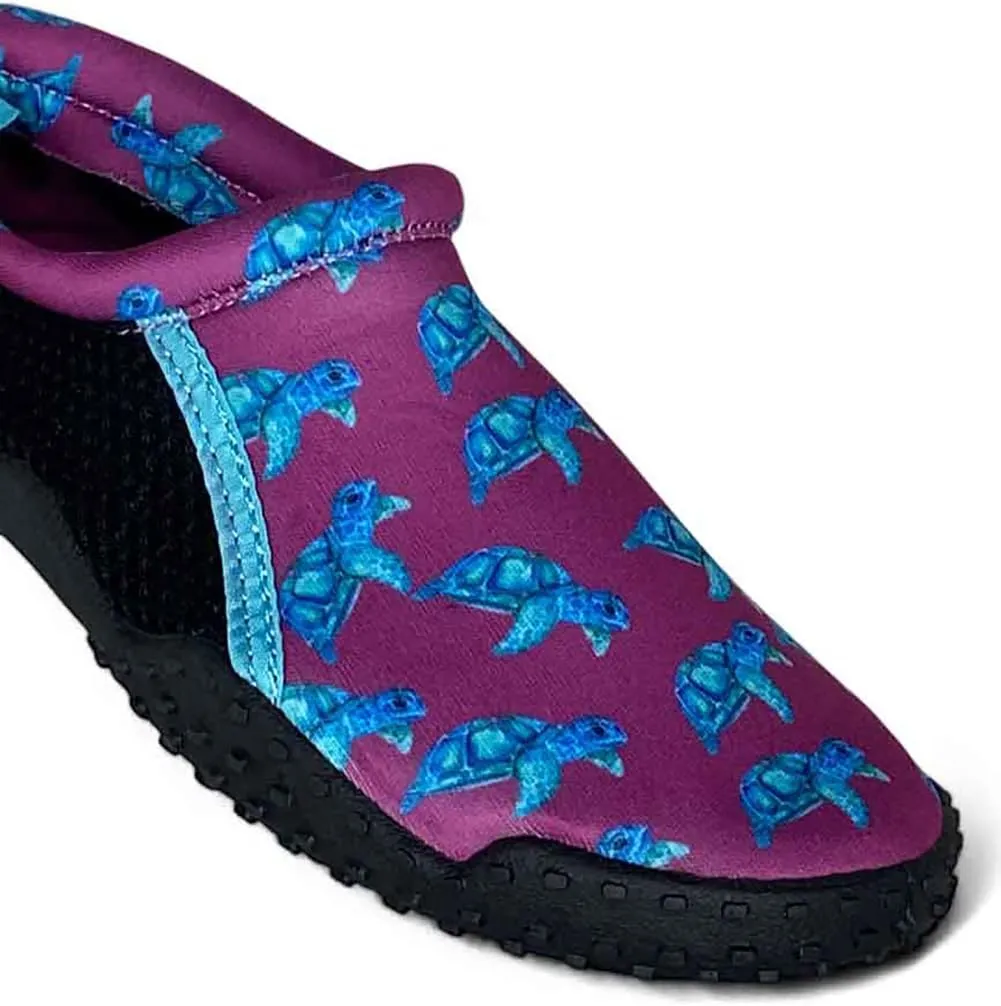 NORTY Womens Water Shoes Wave Aqua Socks - Ladies Quick Drying Waterproof Slip-Ons for Pool, Beach and Sports