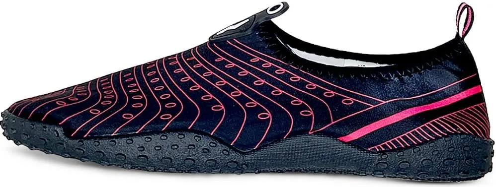 NORTY Womens Water Shoes Wave Aqua Socks - Ladies Quick Drying Waterproof Slip-Ons for Pool, Beach and Sports