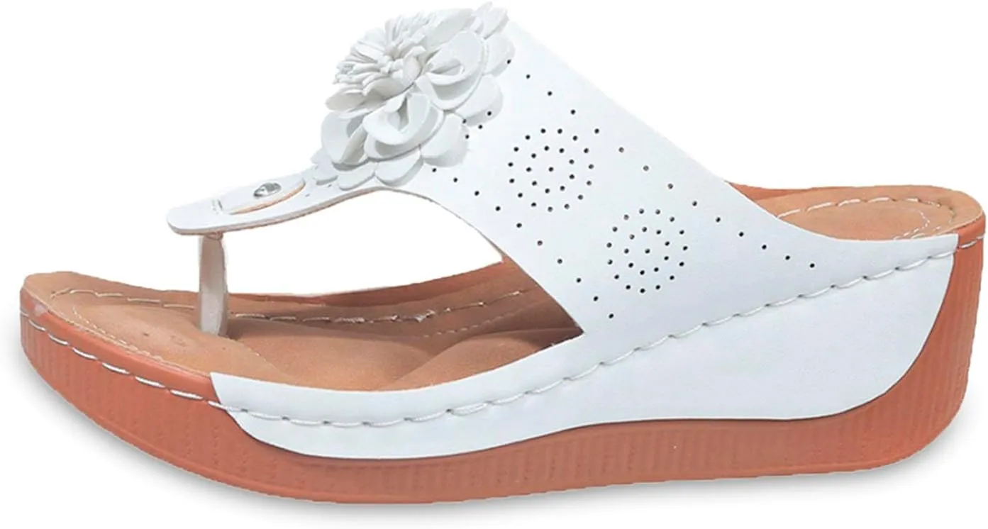 Orthopedic Sandals for Women Comfortable Orthotic Sandals Dressy Summer Wedge Flip Flops Fashion Walking Wedges Shoes2