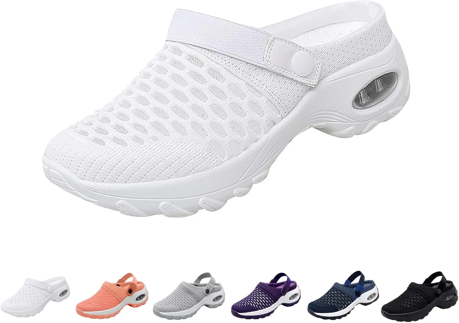 Orthopedic Shoes for Women Slip ons Shoes with Arch Support Air Cushion Platform Mesh Breathable Outdoor Walking Shoes