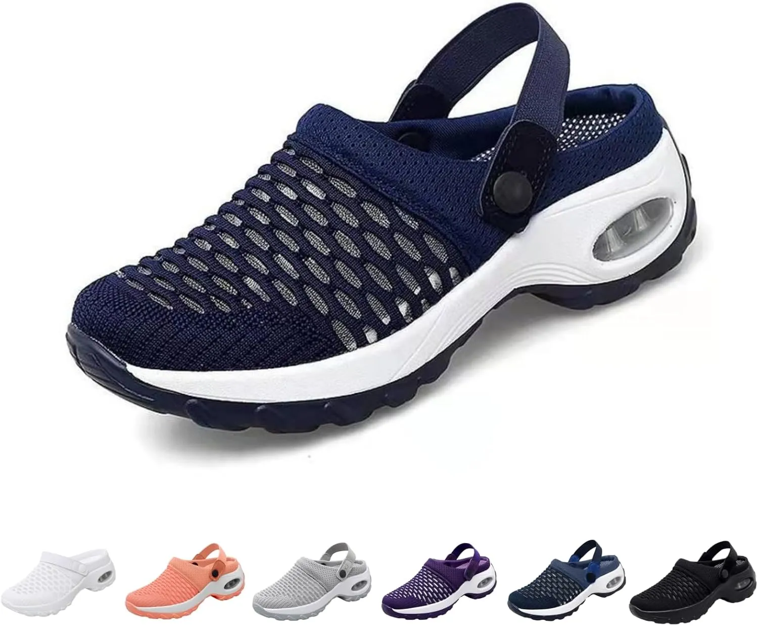 Orthopedic Shoes for Women Slip ons Shoes with Arch Support Air Cushion Platform Mesh Breathable Outdoor Walking Shoes