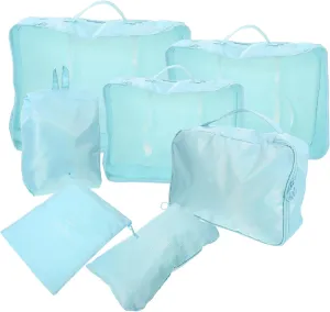 Packing Cubes for Suitcase 7pcs Set Organizer Luggage Organizer Compression Bag Toiletries Wrinkle- Travel