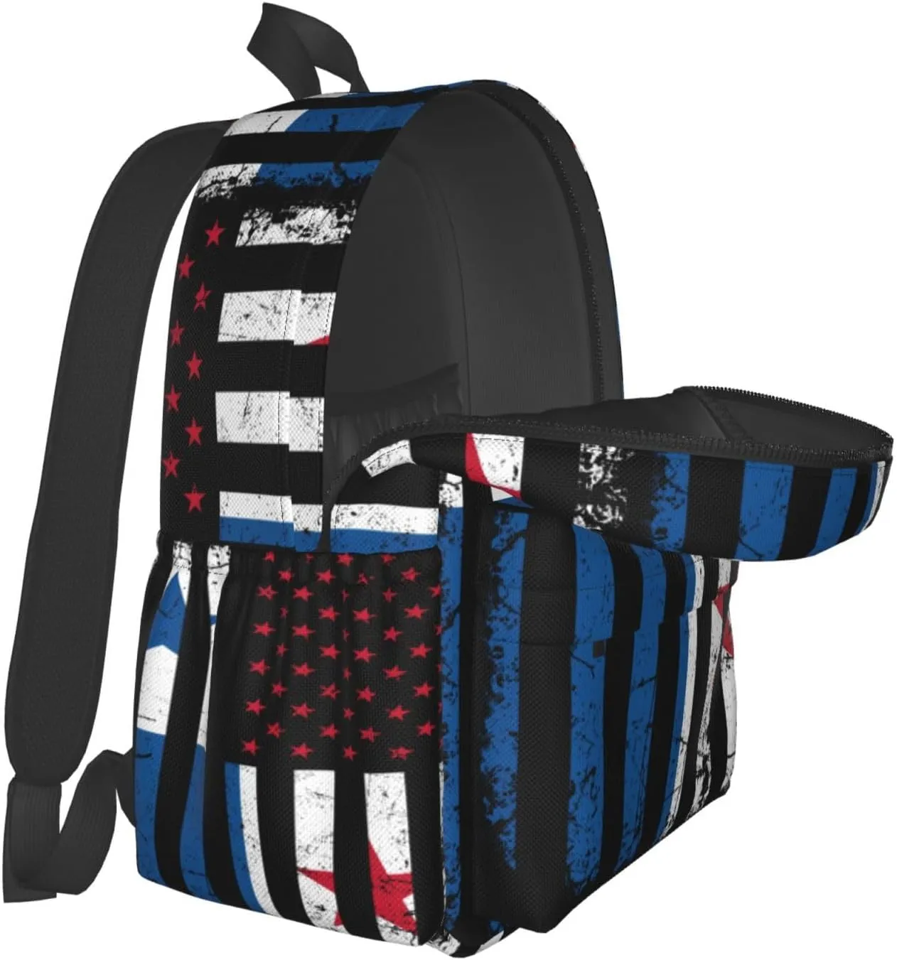 Panamanian American Flag Panama America Roots Laptop Backpack Work Travel Backpacks Business Rucksack Casual Outdoor Daypack with Adjustable Strap Bags for Sports Office Gym Hiking