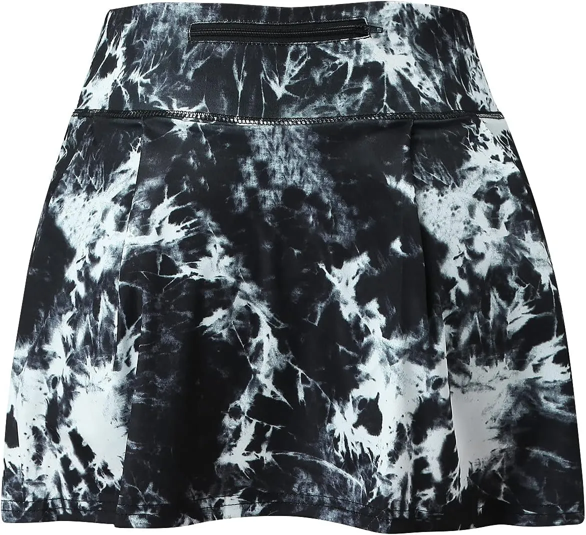 Pleated Shorts Waist Sport Shorts Mid Culottes Sport Culottes Tennis Skirt Pocket Women Skirt Fashion Skirts for