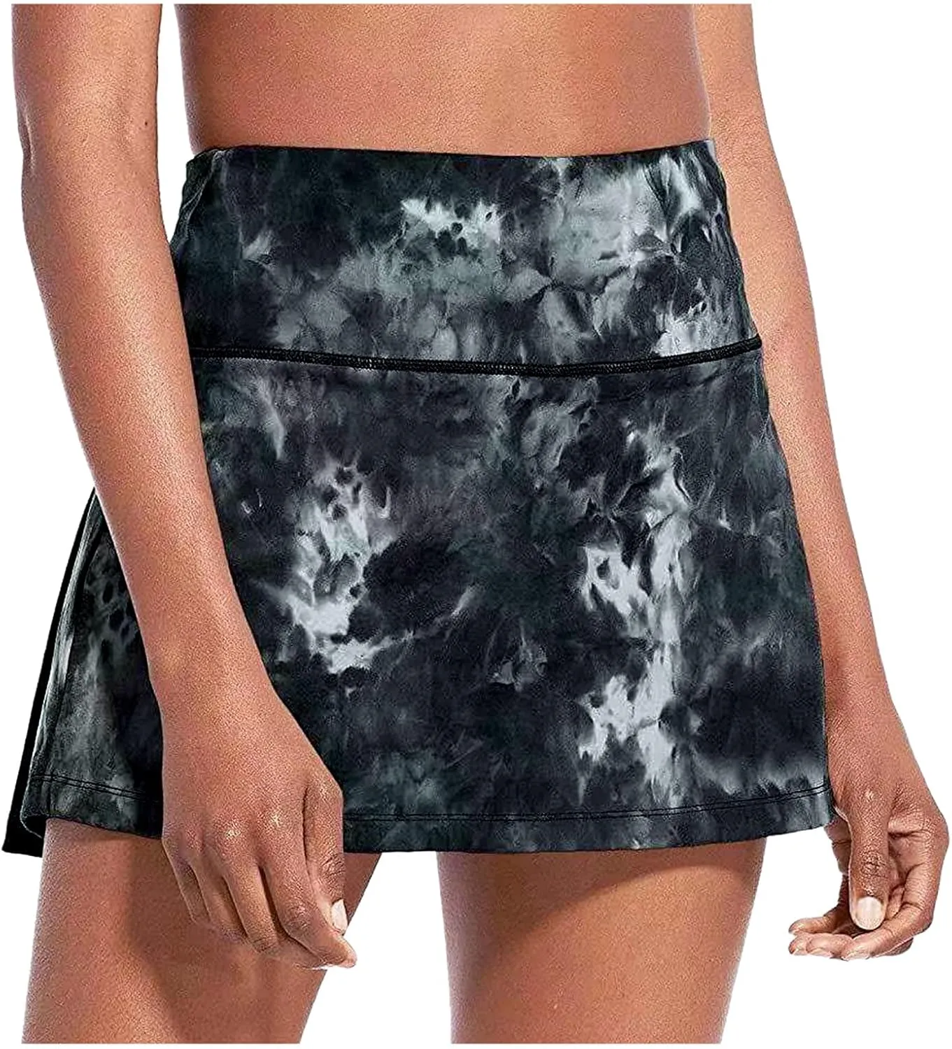 Pleated Shorts Waist Sport Shorts Mid Culottes Sport Culottes Tennis Skirt Pocket Women Skirt Fashion Skirts for