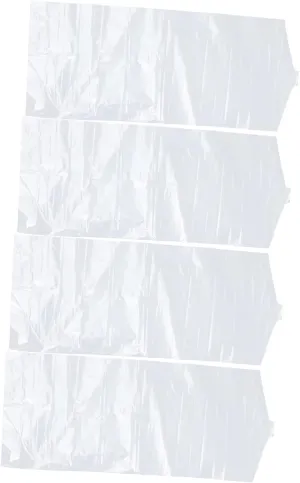 PRETYZOOM 4pcs Garment Bags for Clothes Storage Heavy Duty Protective Hanging Bags for Winter Coats Dresses Suits and Jackets for Home and Travel Use