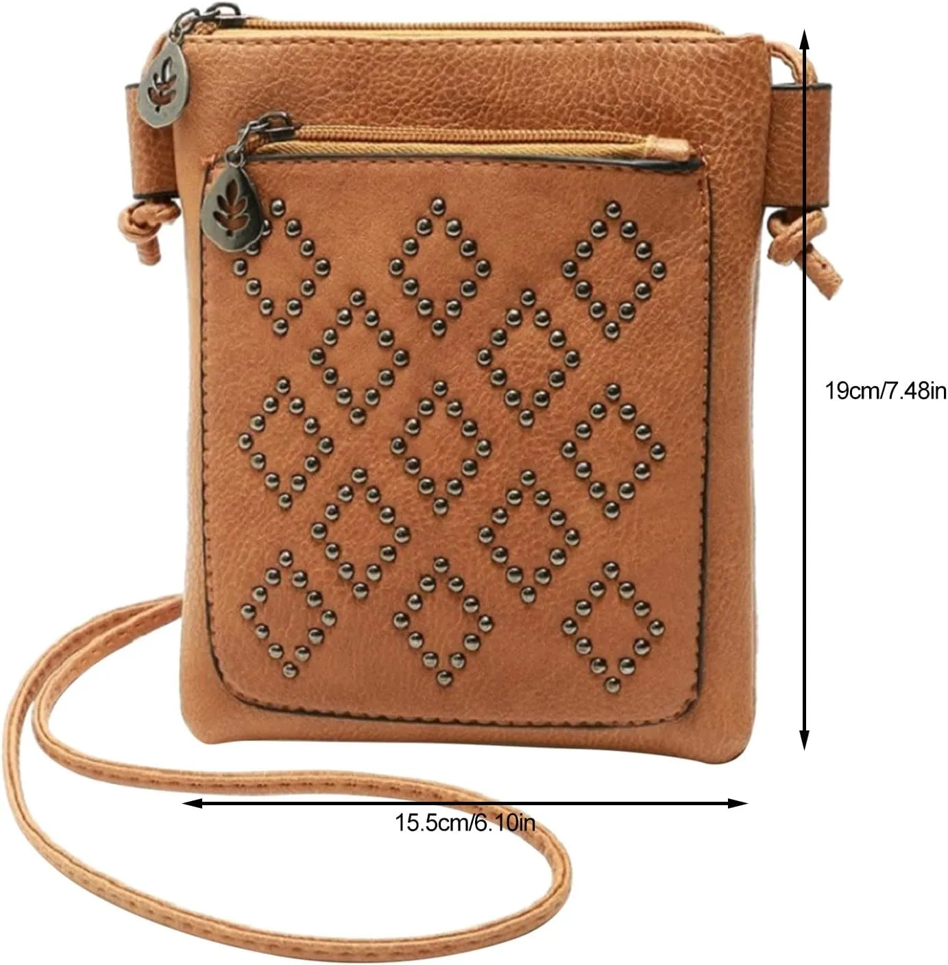 Puffy Crossbody Bags for Women Stadium Crossbody Messenger Bags for Concerts Sporting Events Mothers Day Gifts(Red)