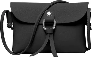 Purses for Women Crossbody Anti Theft Satchel Purses with Multi Zipper Pocket Cute Purse for Women Trendy(Black)